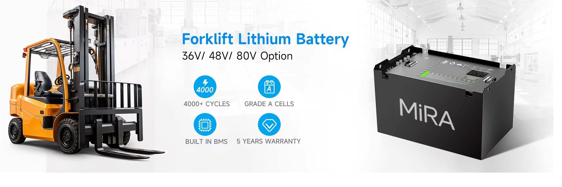 Forklift battery